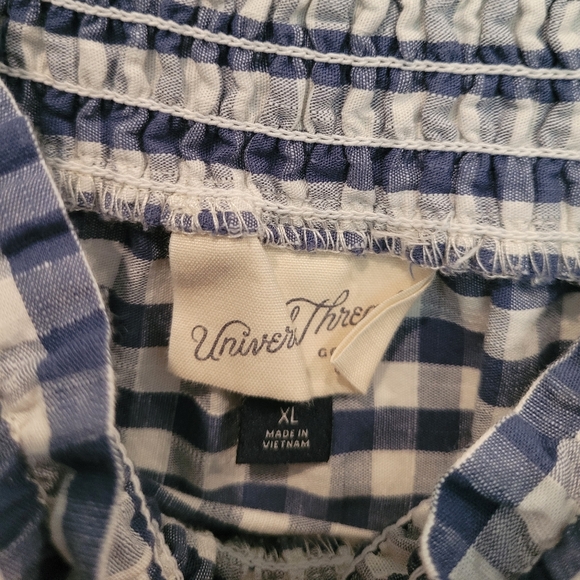 Universal Threads Blue Gingham Skirt, Size XL - Picture 3 of 4